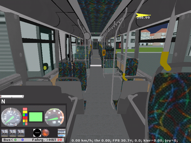 Innenraum des Scania's